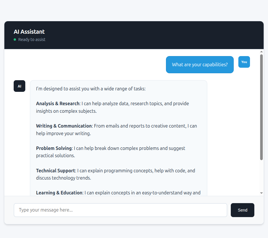 ИИ агент, чат на сайте портфолио